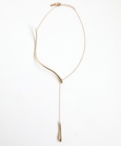select MOCA（セレクトモカ）の「【ZOZO限定】Yシェイプネックレス（ネックレス・レディース・シルバー/ゴールド・FREE）」の3枚目の写真