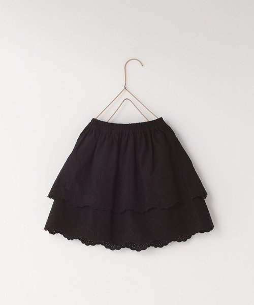 LOWRYS FARM（ローリーズファーム）の「シシュウティアードミニスカート　100711（スカート・キッズ・ホワイト/ブラック・110cm/120cm/130cm/140cm/150cm）」の8枚目の写真