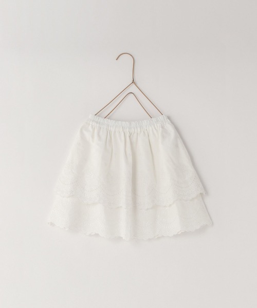 LOWRYS FARM（ローリーズファーム）の「シシュウティアードミニスカート　100711（スカート・キッズ・ホワイト/ブラック・110cm/120cm/130cm/140cm/150cm）」の16枚目の写真