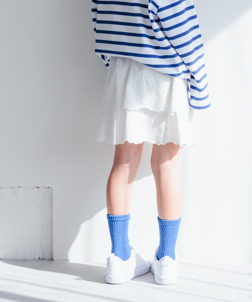 LOWRYS FARM（ローリーズファーム）の「シシュウティアードミニスカート　100711（スカート・キッズ・ホワイト/ブラック・110cm/120cm/130cm/140cm/150cm）」の15枚目の写真