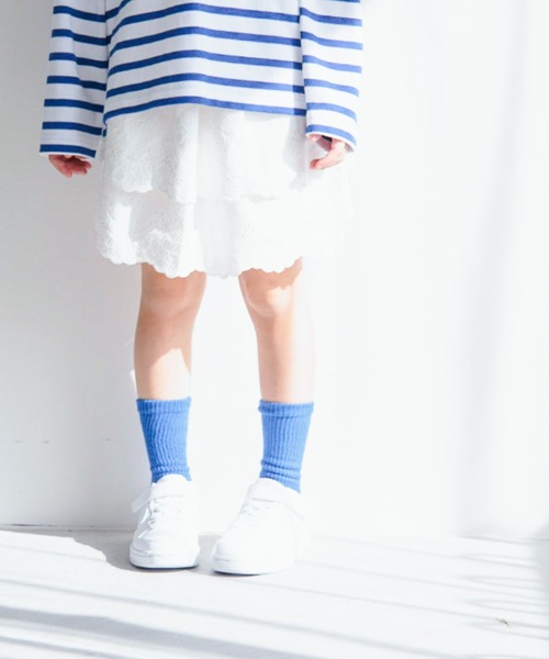 LOWRYS FARM（ローリーズファーム）の「シシュウティアードミニスカート　100711（スカート・キッズ・ホワイト/ブラック・110cm/120cm/130cm/140cm/150cm）」の13枚目の写真