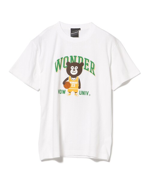 BEAMS T(ビームスティー)の「BEAMS T / バスケットボール ベアー Tシャツ(Tシャツ/カットソー・メンズ・ホワイト/ブラック・S/XL/L/M)」の5枚目の写真