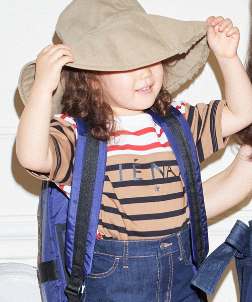 IENA ENFANT（イエナアンファン）の「[BASIC]LIMITEDボーダーエトワールロゴTシャツ kids（Tシャツ/カットソー・キッズ・キャメル/ネイビー・SMALL/MEDIUM/LARGE）」の22枚目の写真