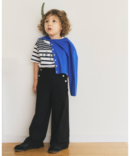 IENA ENFANT（イエナアンファン）の「[BASIC]LIMITEDボーダーエトワールロゴTシャツ kids（Tシャツ/カットソー・キッズ・キャメル/ネイビー・SMALL/MEDIUM/LARGE）」の21枚目の写真