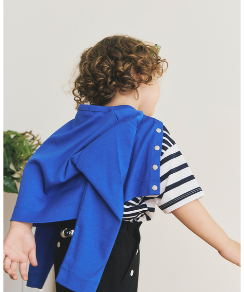 IENA ENFANT（イエナアンファン）の「[BASIC]LIMITEDボーダーエトワールロゴTシャツ kids（Tシャツ/カットソー・キッズ・キャメル/ネイビー・SMALL/MEDIUM/LARGE）」の19枚目の写真