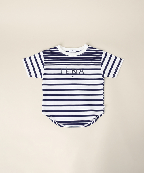 IENA ENFANT（イエナアンファン）の「[BASIC]LIMITEDボーダーエトワールロゴTシャツ kids（Tシャツ/カットソー・キッズ・キャメル/ネイビー・SMALL/MEDIUM/LARGE）」の16枚目の写真