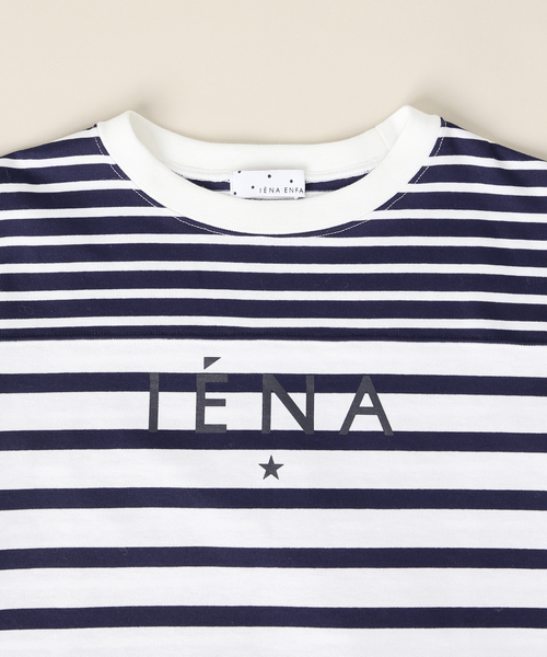 IENA ENFANT（イエナアンファン）の「[BASIC]LIMITEDボーダーエトワールロゴTシャツ kids（Tシャツ/カットソー・キッズ・キャメル/ネイビー・SMALL/MEDIUM/LARGE）」の14枚目の写真