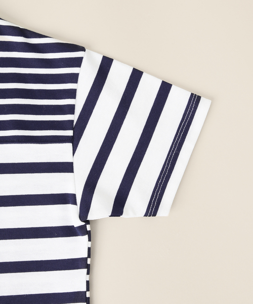 IENA ENFANT（イエナアンファン）の「[BASIC]LIMITEDボーダーエトワールロゴTシャツ kids（Tシャツ/カットソー・キッズ・キャメル/ネイビー・SMALL/MEDIUM/LARGE）」の12枚目の写真
