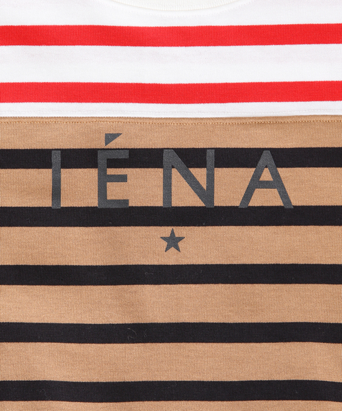 IENA ENFANT（イエナアンファン）の「[BASIC]LIMITEDボーダーエトワールロゴTシャツ kids（Tシャツ/カットソー・キッズ・キャメル/ネイビー・SMALL/MEDIUM/LARGE）」の5枚目の写真