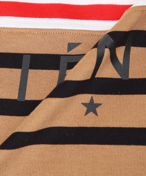 IENA ENFANT（イエナアンファン）の「[BASIC]LIMITEDボーダーエトワールロゴTシャツ kids（Tシャツ/カットソー・キッズ・キャメル/ネイビー・SMALL/MEDIUM/LARGE）」の4枚目の写真