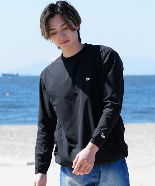NEW ERA(ニューエラ)の「NEW ERA/ニューエラ 長袖ラッシュガード ユーティリティ/水陸両用 バックプリント 14109985/14109986(ラッシュガード・メンズ・ブラック/オリーブ・M/L/2XL/XL)」の10枚目の写真
