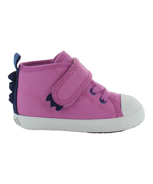 CONVERSE（コンバース）の「【CONVERSE／コンバース】ベビー オールスター N ダイナソー V-1／BABY ALL STAR N DINOSAUR V-1（スニーカー・キッズ・ライトパープル/グリーン×ピンク・15.0cm/14.0cm/13.0cm）」の4枚目の写真