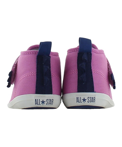 CONVERSE（コンバース）の「【CONVERSE／コンバース】ベビー オールスター N ダイナソー V-1／BABY ALL STAR N DINOSAUR V-1（スニーカー・キッズ・ライトパープル/グリーン×ピンク・15.0cm/14.0cm/13.0cm）」の5枚目の写真