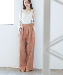 SERGE de bleu | SERGE de bleu/サージ 2TUCK SUSPENDER PANTS(スラックス)