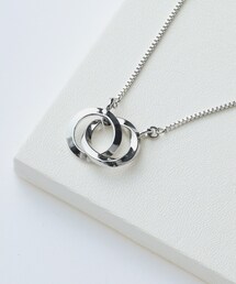 ◆ダブルリングネックレス