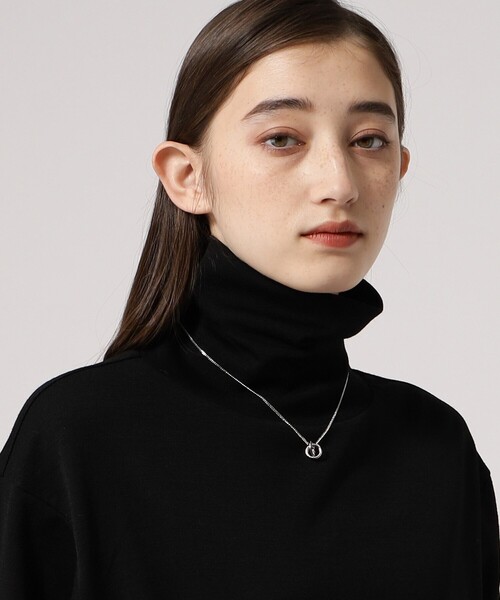 tk.TAKEO KIKUCHI（ティーケータケオキクチ）の「◆ダブルリングネックレス（ネックレス・メンズ・シルバー/ブラック系4/ブラック系5/シルバー系/シルバー系4/シルバー系5/ゴールド系5・00）」の11枚目の写真