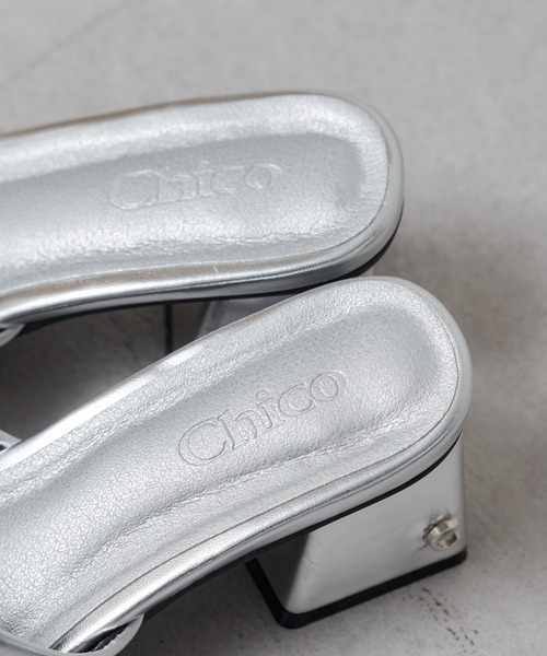 Chico（チコ）の「【2024SS】ポインテッドベルトサンダル（サンダル・レディース・ブラック/シルバー/アイボリー・LARGE/MEDIUM/SMALL）」の7枚目の写真