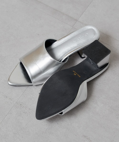 Chico（チコ）の「【2024SS】ポインテッドベルトサンダル（サンダル・レディース・ブラック/シルバー/アイボリー・LARGE/MEDIUM/SMALL）」の9枚目の写真