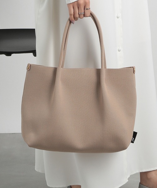 ROOTOTE(ルートート)の「【ROOTOTE】トートバッグ LT.デリ.ルフルーA※(トートバッグ・レディース・アイボリー/ブラック/ベージュ/グレー・FREE)」の4枚目の写真