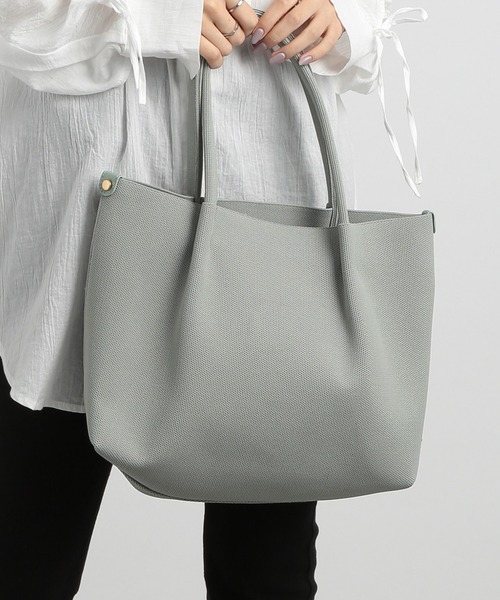ROOTOTE(ルートート)の「【ROOTOTE】トートバッグ LT.デリ.ルフルーA※(トートバッグ・レディース・アイボリー/ブラック/ベージュ/グレー・FREE)」の3枚目の写真