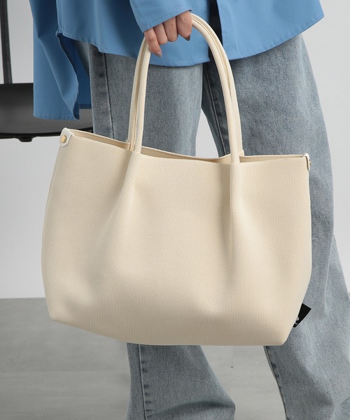 ROOTOTE(ルートート)の「【ROOTOTE】トートバッグ LT.デリ.ルフルーA※(トートバッグ・レディース・アイボリー/ブラック/ベージュ/グレー・FREE)」の1枚目の写真