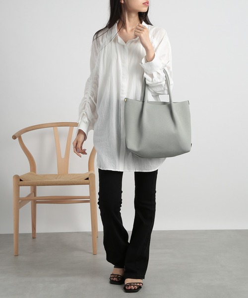 ROOTOTE(ルートート)の「【ROOTOTE】トートバッグ LT.デリ.ルフルーA※(トートバッグ・レディース・アイボリー/ブラック/ベージュ/グレー・FREE)」の13枚目の写真