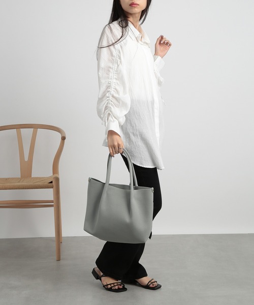 ROOTOTE(ルートート)の「【ROOTOTE】トートバッグ LT.デリ.ルフルーA※(トートバッグ・レディース・アイボリー/ブラック/ベージュ/グレー・FREE)」の14枚目の写真