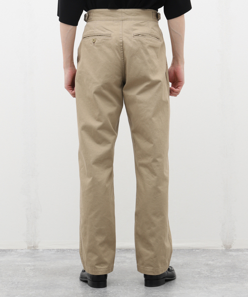 LENO(リノ)の「【LENO / リノ】SIDE BELTED GURKHA TROUSERS(スラックス・メンズ・ベージュ/カーキ・1/2)」の6枚目の写真
