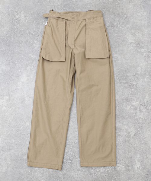 LENO(リノ)の「【LENO / リノ】SIDE BELTED GURKHA TROUSERS(スラックス・メンズ・ベージュ/カーキ・1/2)」の15枚目の写真