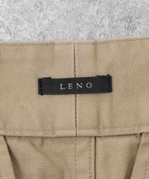 LENO(リノ)の「【LENO / リノ】SIDE BELTED GURKHA TROUSERS(スラックス・メンズ・ベージュ/カーキ・1/2)」の16枚目の写真