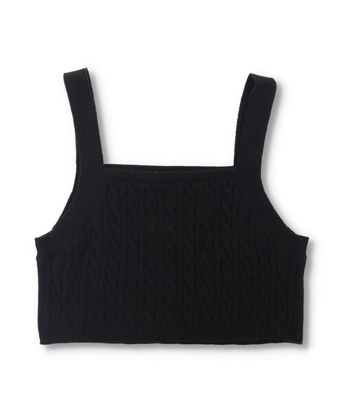 EDWIN（エドウィン）の「【Ou? by EDWIN】ニットビスチェ（ベスト・キッズ・フューシャピンク/ブラック/アイボリー・S/L/M/XL）」の14枚目の写真