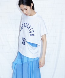 MARECHAL TERRE | 2way ロゴトップス(Tシャツ/カットソー)