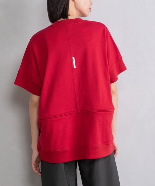 MARECHAL TERRE（マルシャルテル）の「2way ロゴトップス（Tシャツ/カットソー・レディース・ブラック/ホワイト/ベージュ系その他/レッド・MEDIUM）」の7枚目の写真