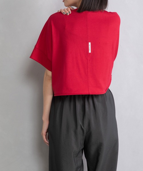 MARECHAL TERRE（マルシャルテル）の「2way ロゴトップス（Tシャツ/カットソー・レディース・ブラック/ホワイト/ベージュ系その他/レッド・MEDIUM）」の10枚目の写真