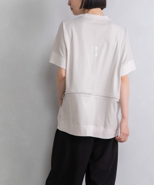 MARECHAL TERRE（マルシャルテル）の「2way ロゴトップス（Tシャツ/カットソー・レディース・ブラック/ホワイト/ベージュ系その他/レッド・MEDIUM）」の12枚目の写真