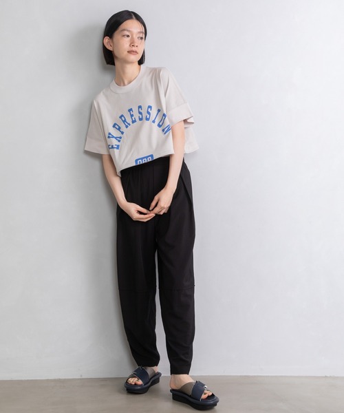 MARECHAL TERRE（マルシャルテル）の「2way ロゴトップス（Tシャツ/カットソー・レディース・ブラック/ホワイト/ベージュ系その他/レッド・MEDIUM）」の14枚目の写真