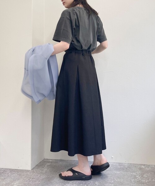 fredy emue（フレディエミュ）の「ジャガードタックスカート（スカート・レディース・オフホワイト/ブラック・36/38）」の19枚目の写真