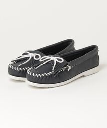 Minnetonka(~lgJ)́w~lgJ MINNETONKAx UNBEADED LEATHER MOC(JV/fbLV[Y)