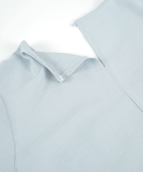 titivate(ティティベイト)の「ティアードフリルトップス(Tシャツ/カットソー・レディース・オフホワイト/ブラック/ライトブルー・FREE)」の5枚目の写真
