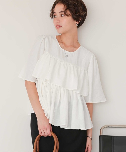 専用♡新品未使用 LAブランド ふわふわティアードフリルシフォン