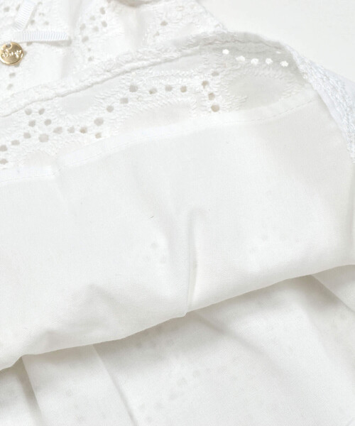 SLAP SLIP BABY(スラップスリップベビー)の「【お揃い】肩フリルハートレース生地ワンピース+ブルマセットアップベビー(70~80cm)(ワンピース・キッズ・ピンク/ホワイト・FREE)」の13枚目の写真