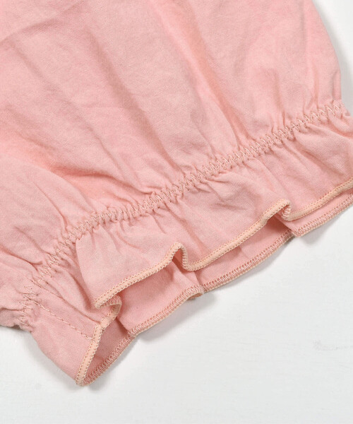 SLAP SLIP BABY(スラップスリップベビー)の「【お揃い】肩フリルハートレース生地ワンピース+ブルマセットアップベビー(70~80cm)(ワンピース・キッズ・ピンク/ホワイト・FREE)」の22枚目の写真