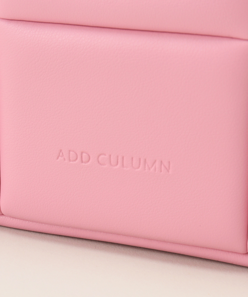 ADD CULUMN(アドカラム)の「【ADD CULUMN/アドカラム】 PUFF - BOSTON W(ハンドバッグ・レディース・ホワイト/ピンク系その他・FREE)」の15枚目の写真