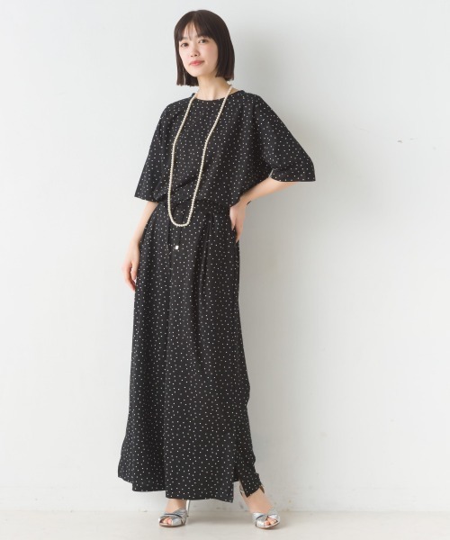 OMNES（オムネス）の「接触冷感レーヨンナイロンタックイージーパンツ（その他パンツ・レディース・ブラック/ブラウン/ブラック×ホワイト/グリーン/キャメル/イエロー/ネイビー/イエロー系その他/レッド/ラベンダー・FREE）」の21枚目の写真