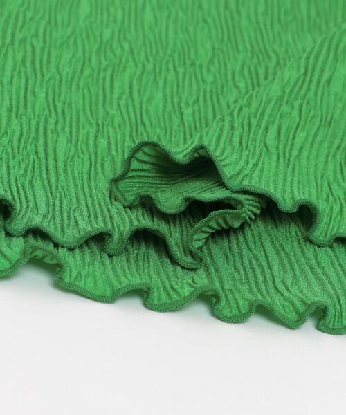 URBAN RESEARCH ROSSO WOMEN（アーバンリサーチ　ロッソ）の「ボートネックシアープリーツプルオーバー（Tシャツ/カットソー・レディース・ブラック/ホワイト/グリーン/イエロー・FREE）」の20枚目の写真