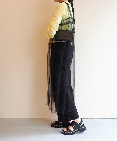 byあしながおじさん（バイアシナガオジサン）の「ストラップスポーツサンダル　8710567（サンダル・レディース・ホワイト/ピンク/ブラック・S/M/L/LL）」の17枚目の写真