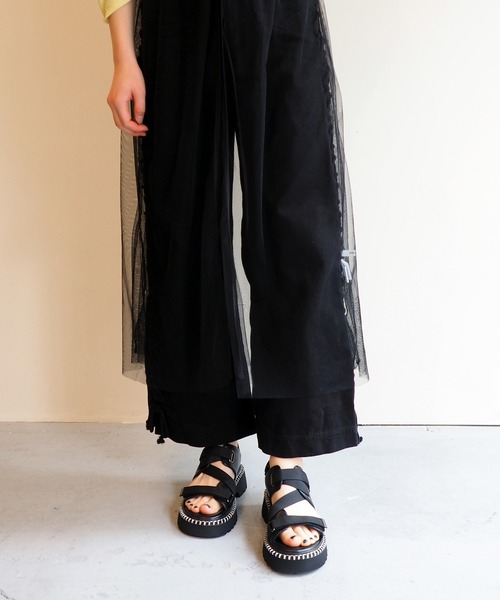 byあしながおじさん（バイアシナガオジサン）の「ストラップスポーツサンダル　8710567（サンダル・レディース・ホワイト/ピンク/ブラック・S/M/L/LL）」の18枚目の写真