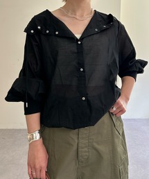 SHENERY | コットンシャツフードブルゾン(ブルゾン)