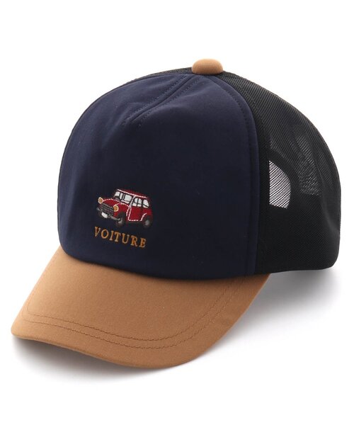 apres les cours（アプレレクール）の「バラエティメッシュキャップ（キャップ・キッズ・アイボリー/グリーン/ピンク/ラベンダー/ネイビー・58/54/50）」の7枚目の写真