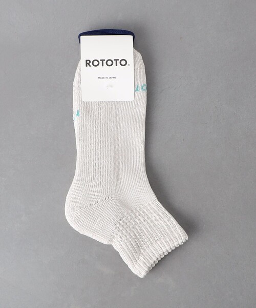 ROTOTO（ロトト）の「＜ROTOTO＞ EVERYDAY PILE ANKLE SOCKS/アンクル ソックス（ソックス/靴下・メンズ・ブラック/ライトグレー/ライム/ホワイト/コバルトブルー・FREE）」の9枚目の写真